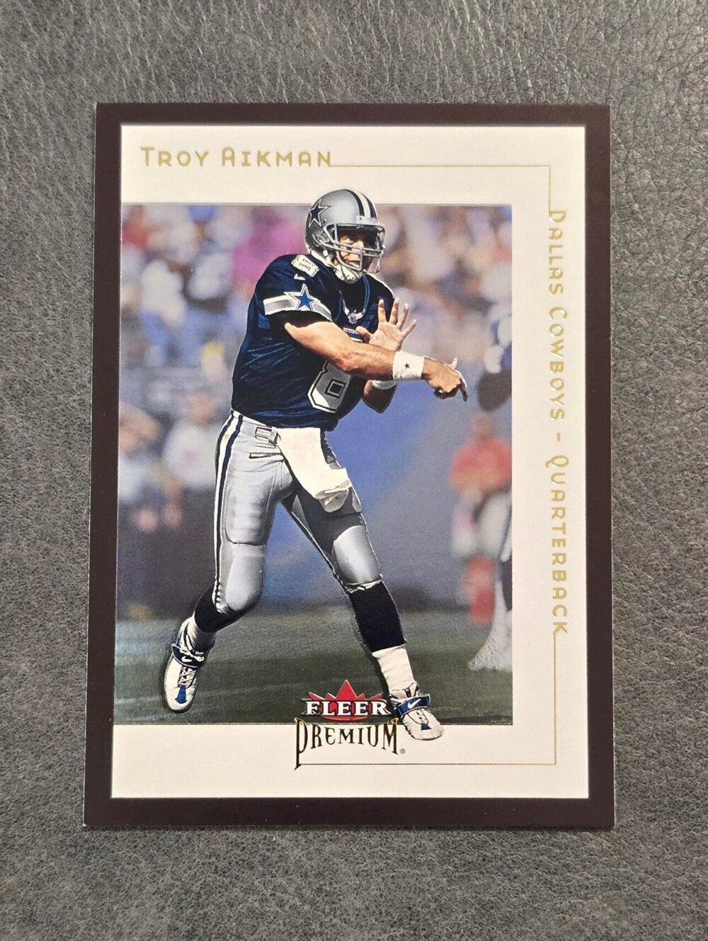 2001 Fleer Premium #63 Troy Aikman Football Card